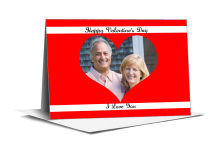 Single Heart Valentine Note Card